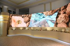 President Ilham Aliyev and other participants of OTS informal summit tour cultural sites in Turkistan (PHOTO)