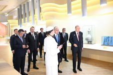 President Ilham Aliyev and other participants of OTS informal summit tour cultural sites in Turkistan (PHOTO)
