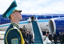 President Ilham Aliyev arrives in Kazakhstan on working visit (PHOTO/VIDEO)