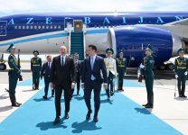 President Ilham Aliyev arrives in Kazakhstan on working visit (PHOTO/VIDEO)