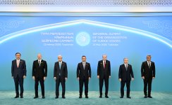 President Ilham Aliyev attends OTS Informal Summit in Turkistan (PHOTO)