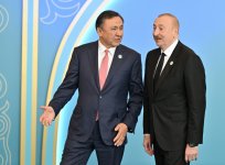 President Ilham Aliyev attends OTS Informal Summit in Turkistan (PHOTO)