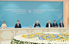 President Ilham Aliyev attends OTS Informal Summit in Turkistan (PHOTO)