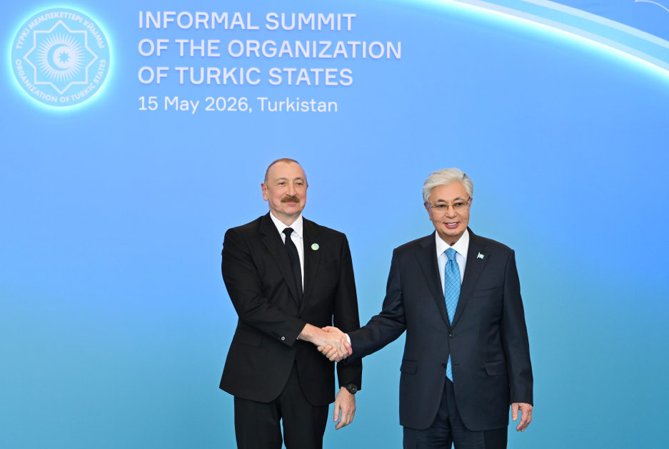 President Ilham Aliyev attends OTS Informal Summit in Turkistan (PHOTO)