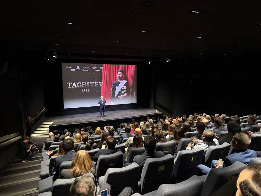 Head of Baku Media Center Arzu Aliyeva attends “Taghiyev: Oil” film screened in London (PHOTO)