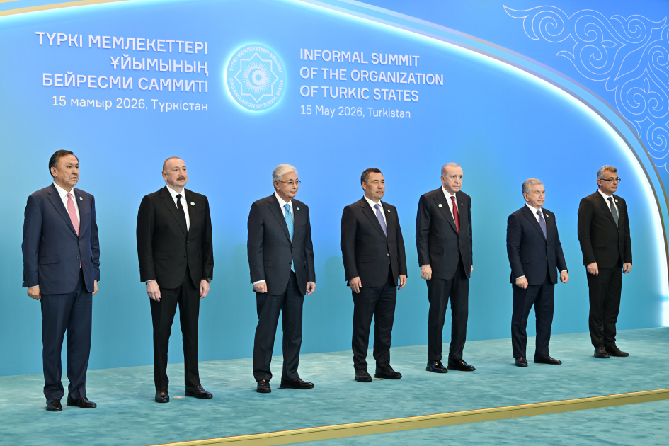 President Ilham Aliyev attends OTS Informal Summit in Turkistan (PHOTO)