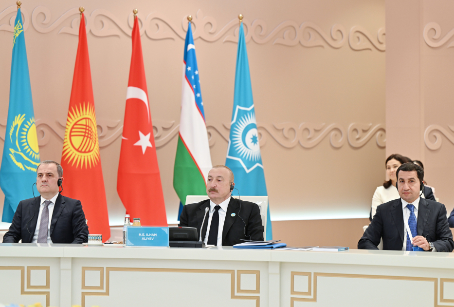 President Ilham Aliyev attends OTS Informal Summit in Turkistan (PHOTO)