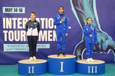 Azerbaijani gymnasts win medals at tournament in Baku (PHOTO)