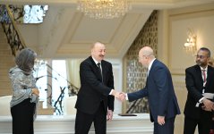 President Ilham Aliyev receives Executive Director of UN Human Settlements Programme (PHOTO)