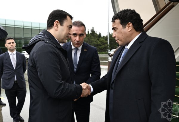 Chairman of Libya’s Presidential Council arrives in Azerbaijan on visit (PHOTO)