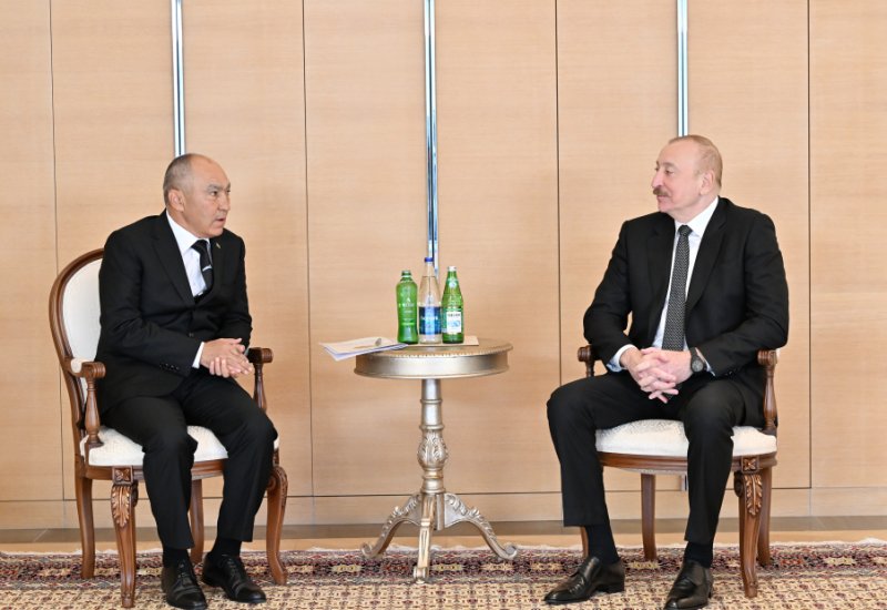 President Ilham Aliyev receives Chairman of State Committee for Construction of City of Arkadag of Turkmenistan (PHOTO)