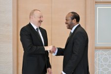 President Ilham Aliyev meets with delegation led by King of Eswatini (PHOTO)