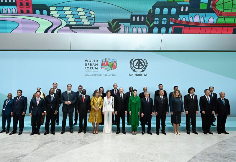 President Ilham Aliyev and First Lady Mehriban Aliyeva attend opening ceremony of WUF13 in Baku (PHOTO/VIDEO)