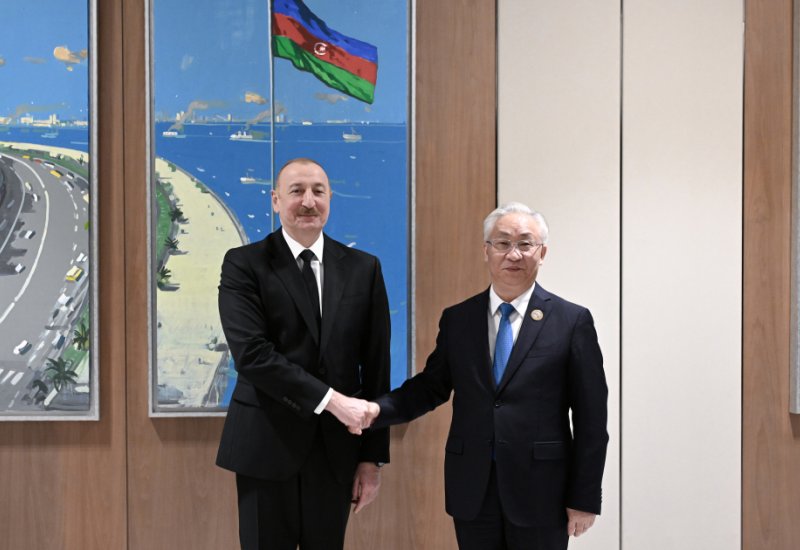 President Ilham Aliyev receives Vice Premier of the State Council of China (PHOTO)