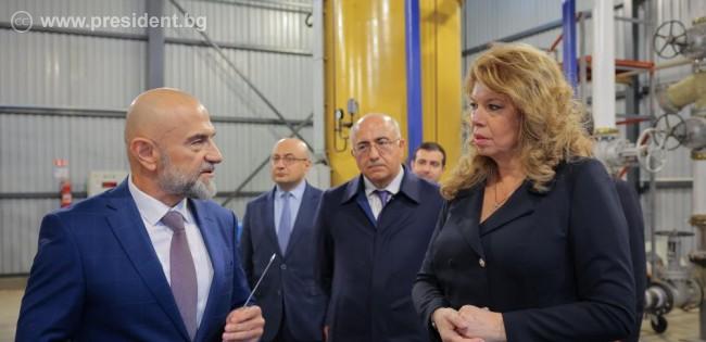 Iliana Iotova visits factory built on Bulgarian investments in Azerbaijan (PHOTO)