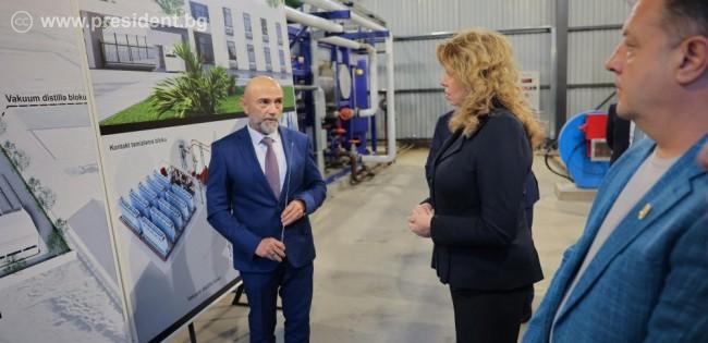 Iliana Iotova visits factory built on Bulgarian investments in Azerbaijan (PHOTO)