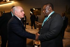 Azerbaijan's Prime Minister holds several meetings at WUF13 opening ceremony (PHOTO)