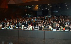 President Ilham Aliyev and First Lady Mehriban Aliyeva attend opening ceremony of WUF13 in Baku (PHOTO/VIDEO)