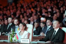 President Ilham Aliyev and First Lady Mehriban Aliyeva attend opening ceremony of WUF13 in Baku (PHOTO/VIDEO)
