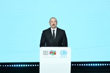 President Ilham Aliyev and First Lady Mehriban Aliyeva attend opening ceremony of WUF13 in Baku (PHOTO/VIDEO)