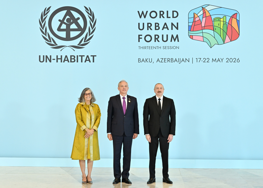 President Ilham Aliyev attends opening ceremony of WUF13 in Baku (PHOTO) (LIVE)