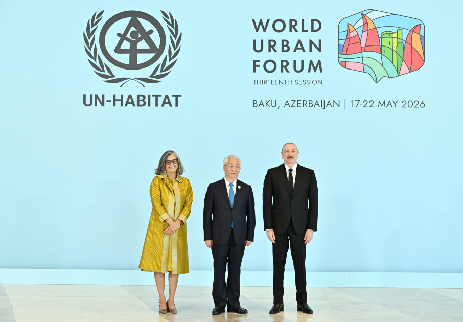 President Ilham Aliyev attends opening ceremony of WUF13 in Baku (PHOTO) (LIVE)