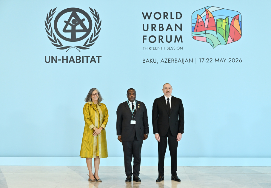 President Ilham Aliyev attends opening ceremony of WUF13 in Baku (PHOTO) (LIVE)