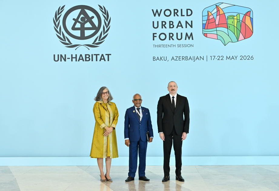 President Ilham Aliyev attends opening ceremony of WUF13 in Baku (PHOTO) (LIVE)