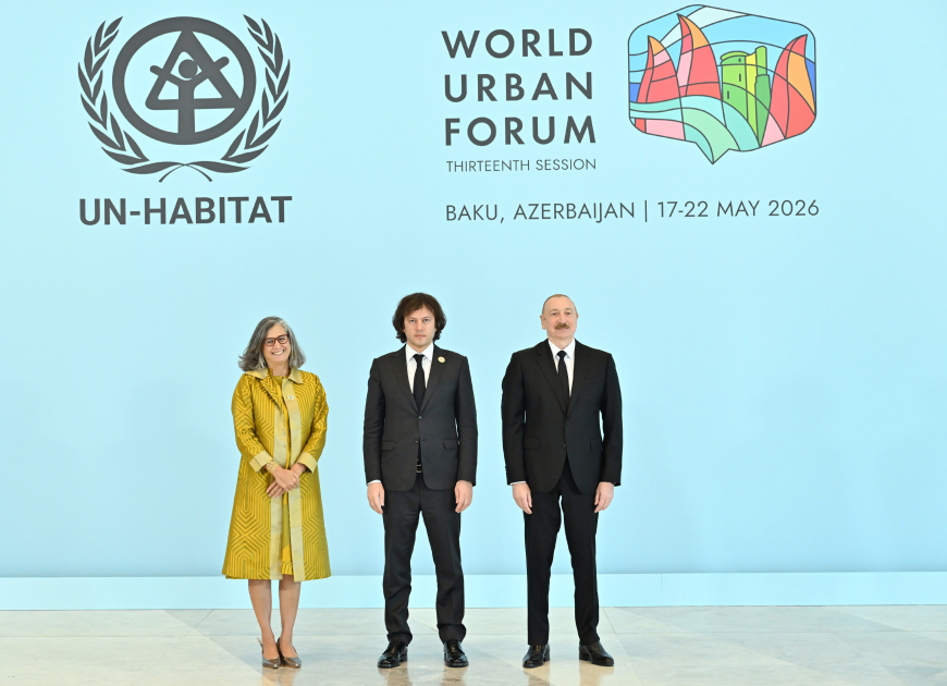 President Ilham Aliyev attends opening ceremony of WUF13 in Baku (PHOTO) (LIVE)
