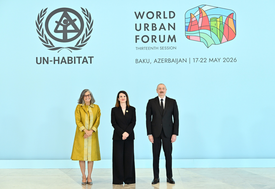 President Ilham Aliyev attends opening ceremony of WUF13 in Baku (PHOTO) (LIVE)