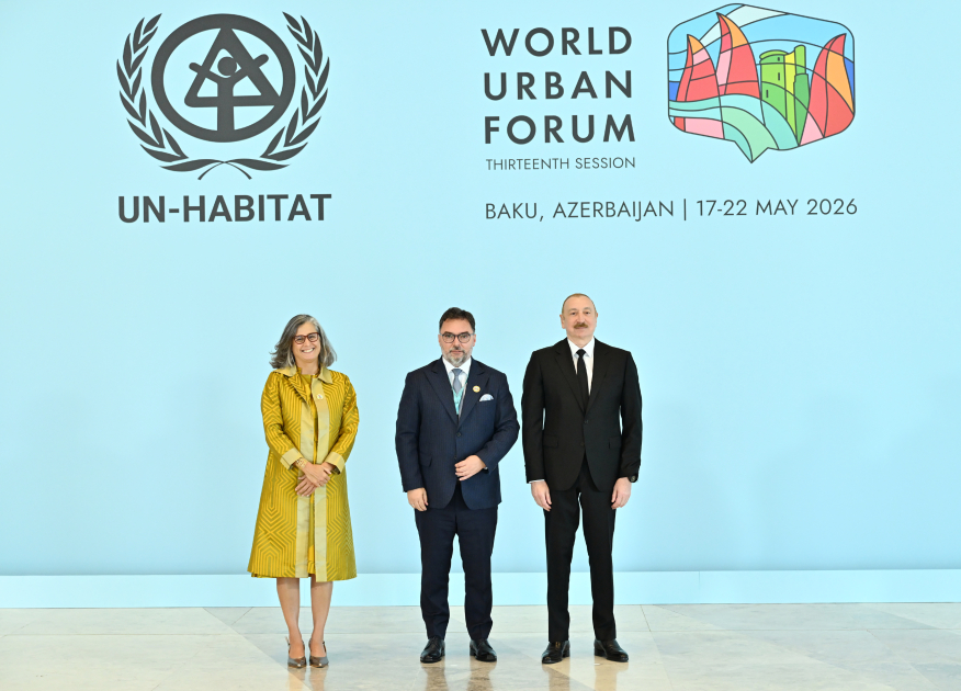 President Ilham Aliyev attends opening ceremony of WUF13 in Baku (PHOTO) (LIVE)