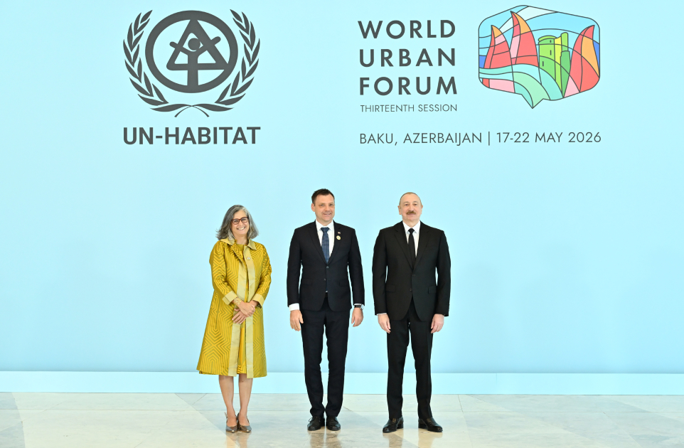 President Ilham Aliyev attends opening ceremony of WUF13 in Baku (PHOTO) (LIVE)