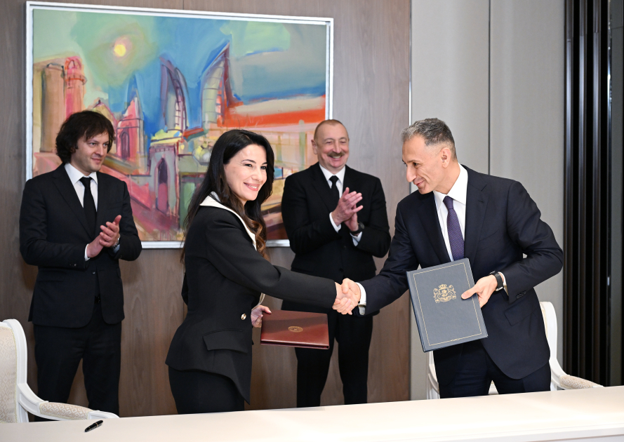 President Ilham Aliyev meets with Georgian Prime Minister (PHOTO)