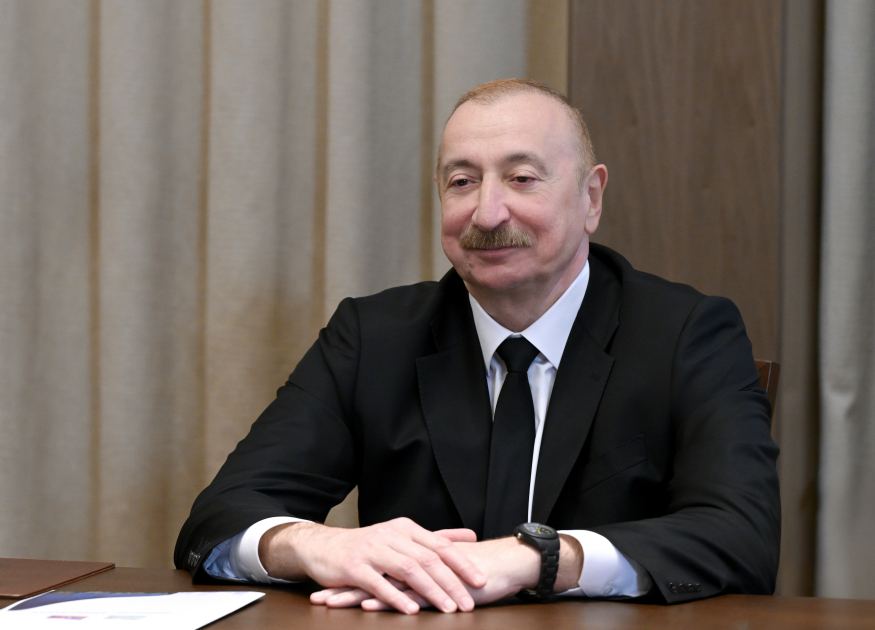 President Ilham Aliyev meets with President of Uzbekistan Shavkat Mirziyoyev (PHOTO)