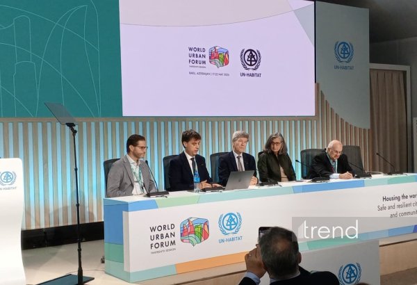 WUF13 in Baku hosts press conference with participation of UN-Habitat's Executive Director