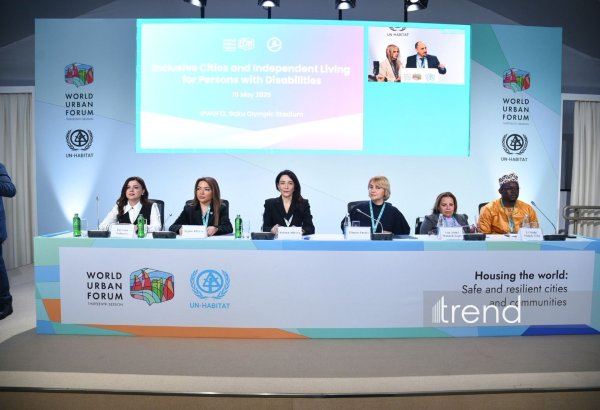 WUF13 in Baku hosts event on 'Inclusive Cities and Independent Living for Persons with Disabilities' (PHOTO)