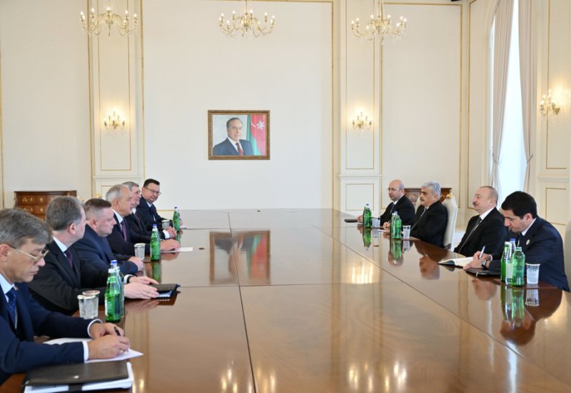 President Ilham Aliyev receives Chairman of Chamber of Representatives of the National Assembly of Belarus (PHOTO)