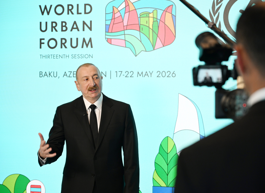 President Ilham Aliyev gives interview to Euronews TV (PHOTO)