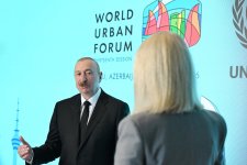 President Ilham Aliyev gives interview to Euronews TV (PHOTO)