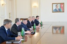 President Ilham Aliyev receives Chairman of Chamber of Representatives of the National Assembly of Belarus (PHOTO)