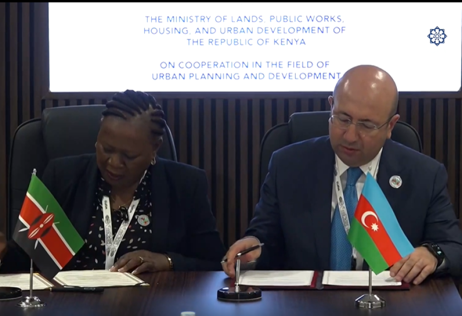 Azerbaijan, Kenya sign memorandum on urban planning and sustainable development