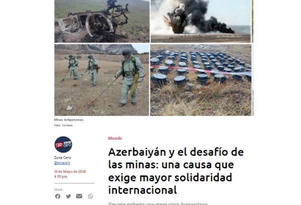Colombian media highlights Azerbaijan’s experience in mine action