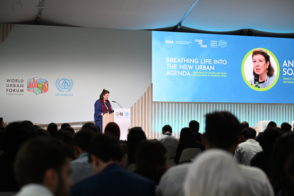 At the initiative of Leyla Aliyeva, clean air and sustainable urban planning issues discussed at WUF13 (PHOTO)
