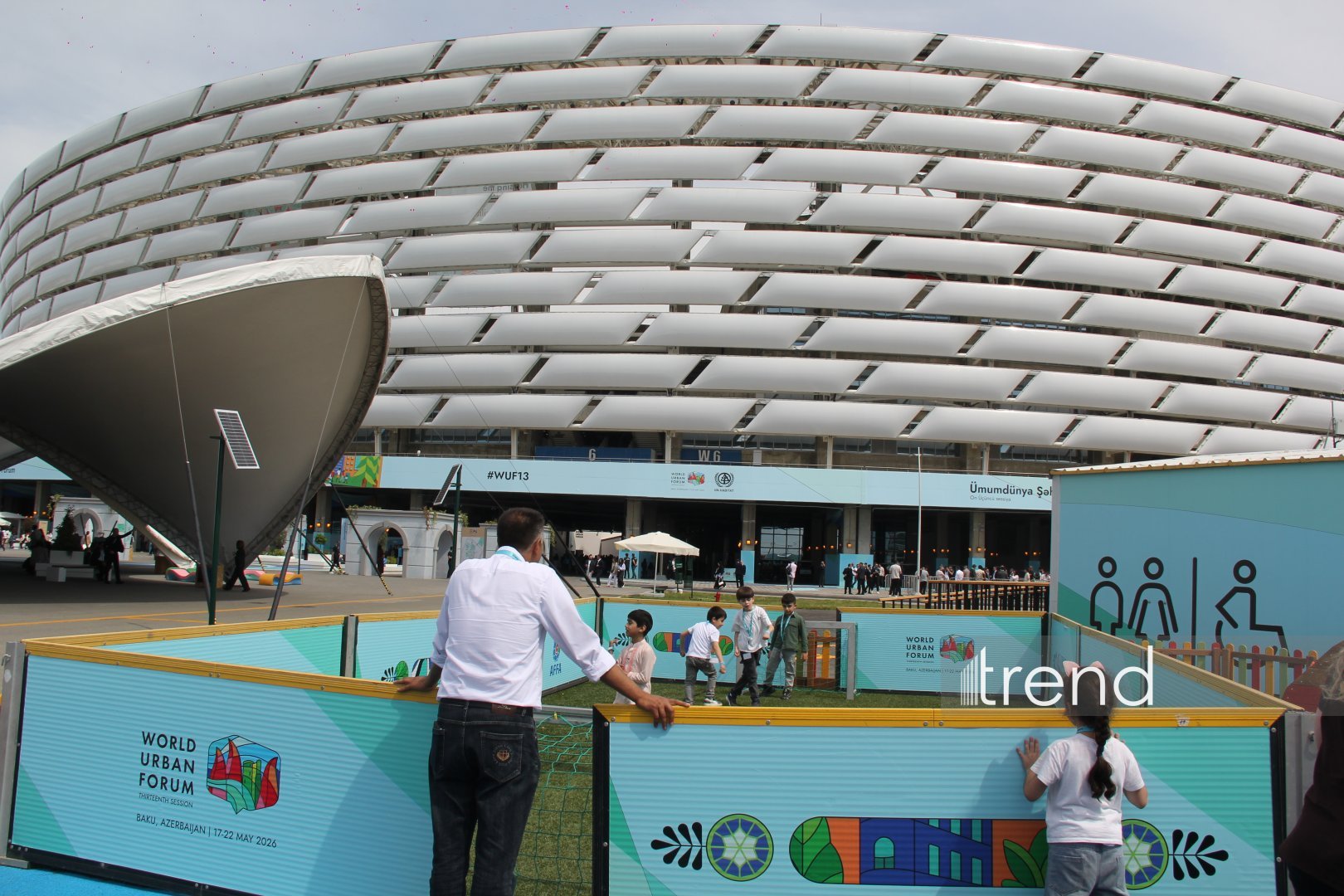 How children's areas at WUF13 in Baku turned into family recreation zones (PHOTO)
