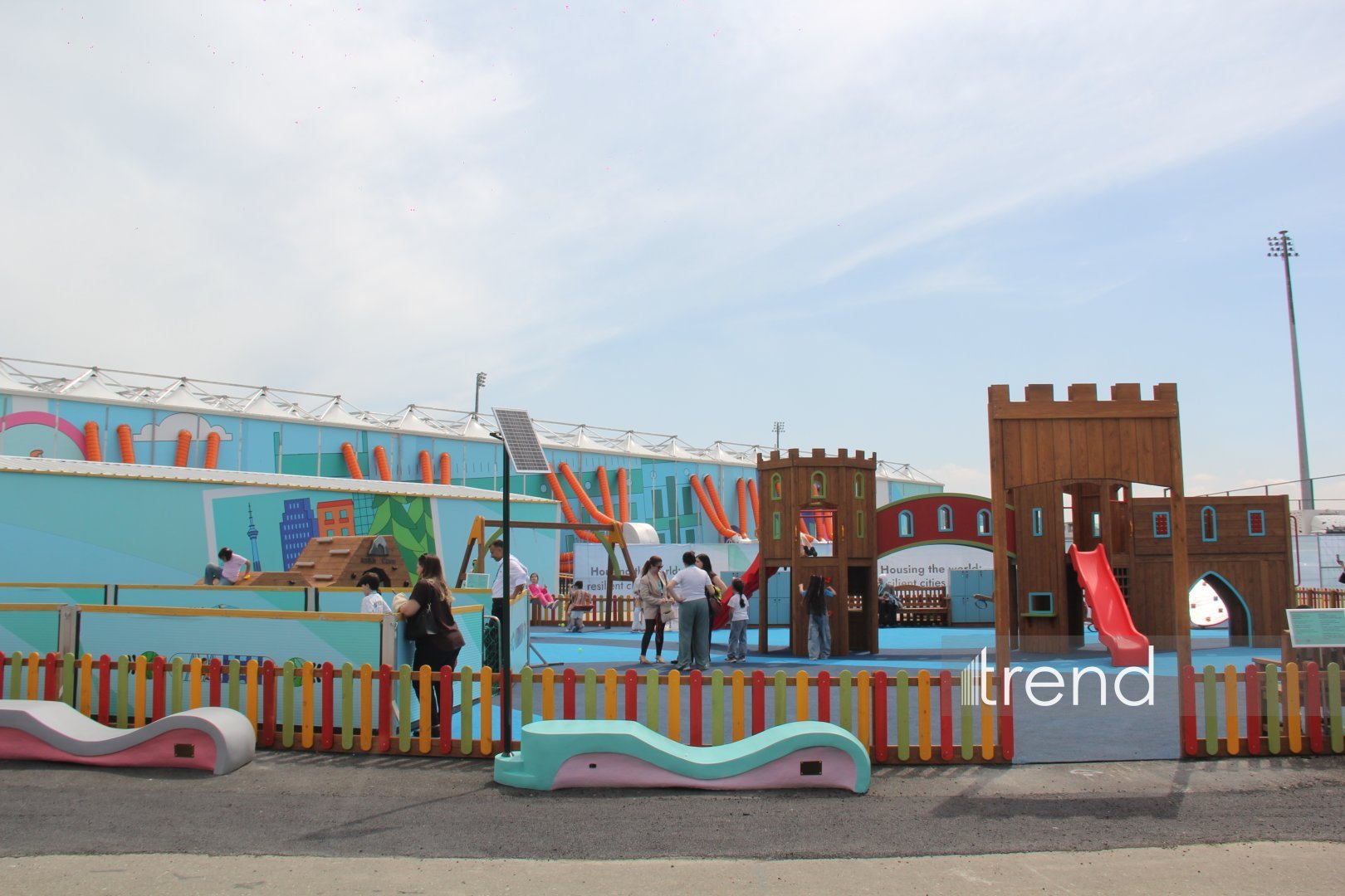 How children's areas at WUF13 in Baku turned into family recreation zones (PHOTO)