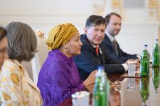President Ilham Aliyev receives UN Deputy Secretary-General (PHOTO)