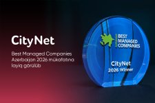 CityNet honored with Best Managed Companies Azerbaijan 2026 award (PHOTO)