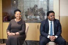 Leyla Aliyeva meets with King Mswati III of Eswatini (PHOTO)