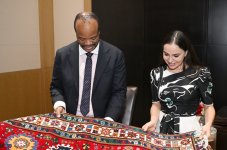 Leyla Aliyeva meets with King Mswati III of Eswatini (PHOTO)