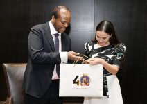 Leyla Aliyeva meets with King Mswati III of Eswatini (PHOTO)
